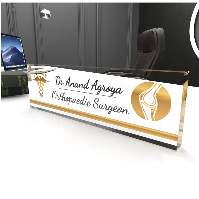 Customize Desk Name Plates for Doctors ooclas